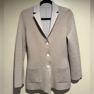 Iris Von Arnim 100% Cashmere double faced reversible Jacket size medium